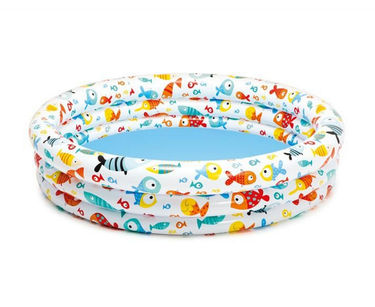 AquaSplash | Diversión de verano - Pack de 2 piscinas infantiles inflables Ocean & Beach para interior y exterior